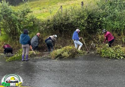 Minga General de Limpieza Organizada por el Gad Parroquial Quimiag